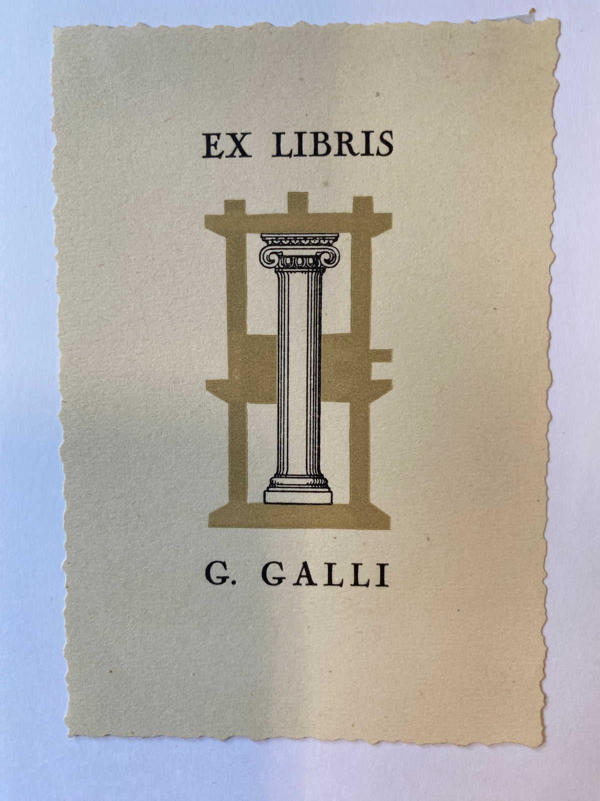 Ex Libris - G.Galli