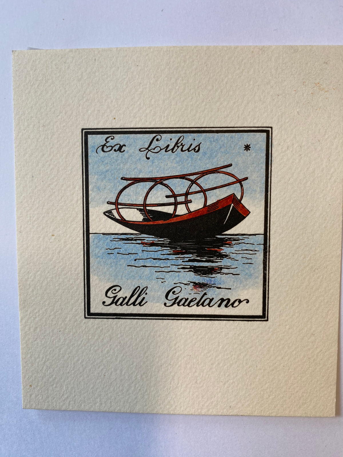 Ex Libris - Galli Gaetano