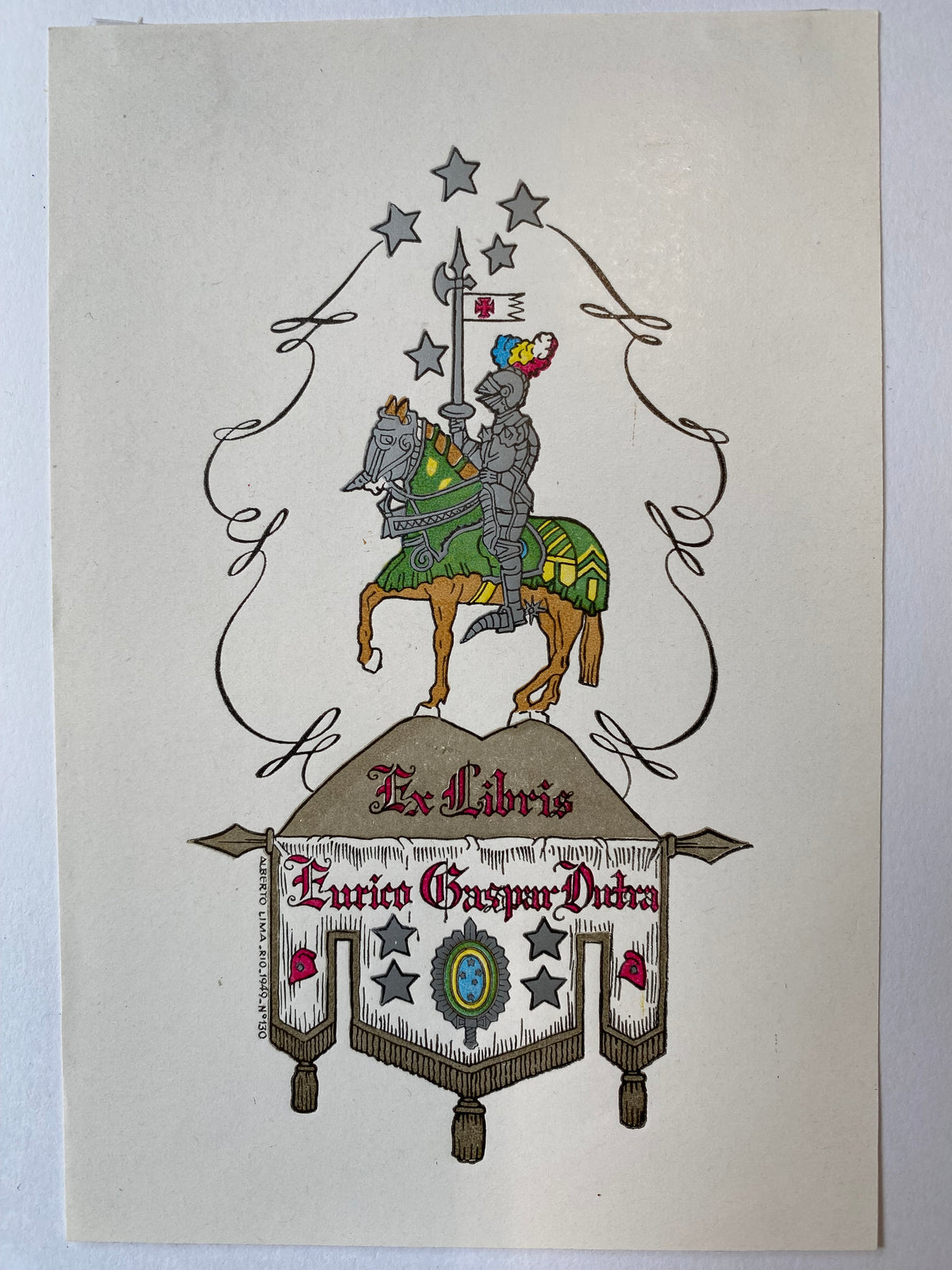 Ex Libris - Eurico Caspar Dutra