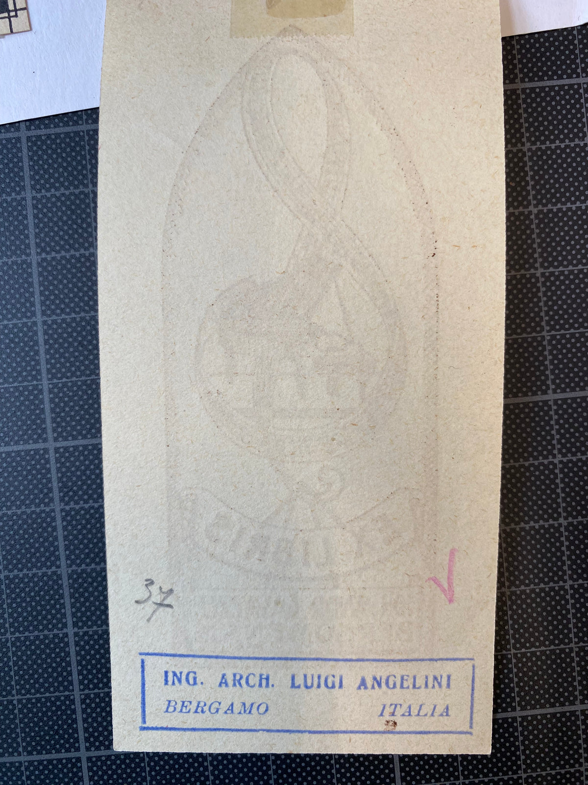 Ex Libris - Ing. Arch. Luigi Angelini - Joh. Andr. Gavazzeni