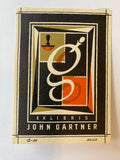 Ex Libris - unbekannter Künstler - John Gartner