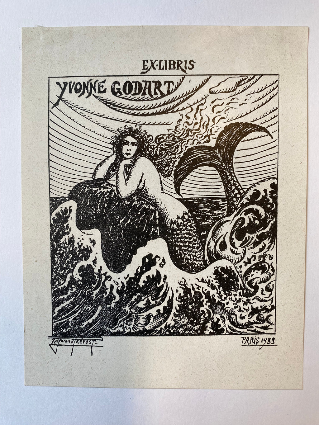 Ex Libris - Raymond Prevost - Yvonne Godart