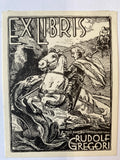 Ex Libris - unbekannter Künstler - Rudolf Gregori