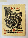 Ex Libris - unbekannter Künstler - Hans Petter Grostad