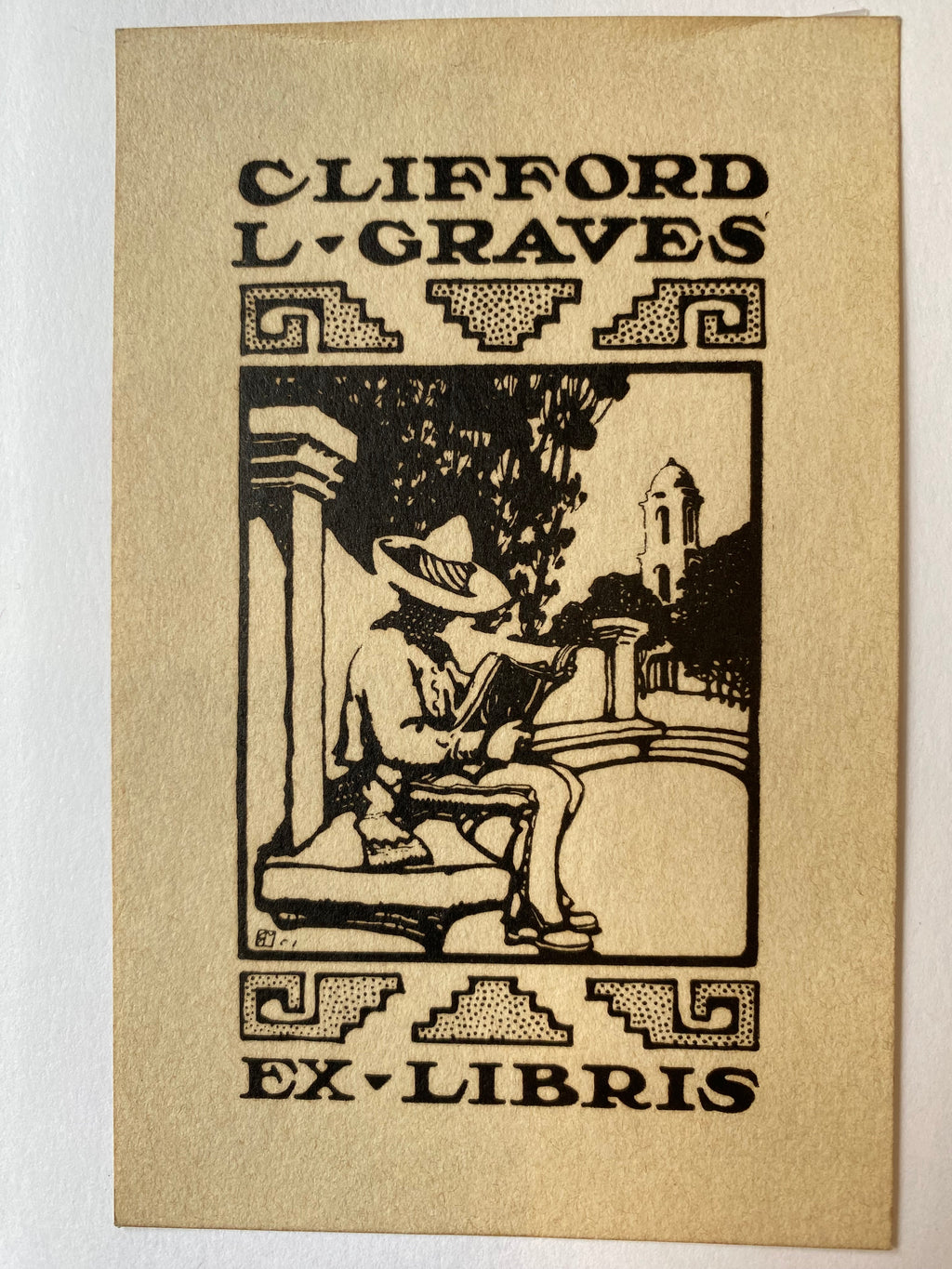 Ex Libris - Ralph Mocine - Clifford L. Graves