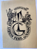 Ex Libris - unbekannter Künstler - Ferd. Goossens