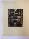 Ex Libris - unbekannter Künstler - Zusammenschluss Exlibris Sammler in der ungarischen Stadt Pecs