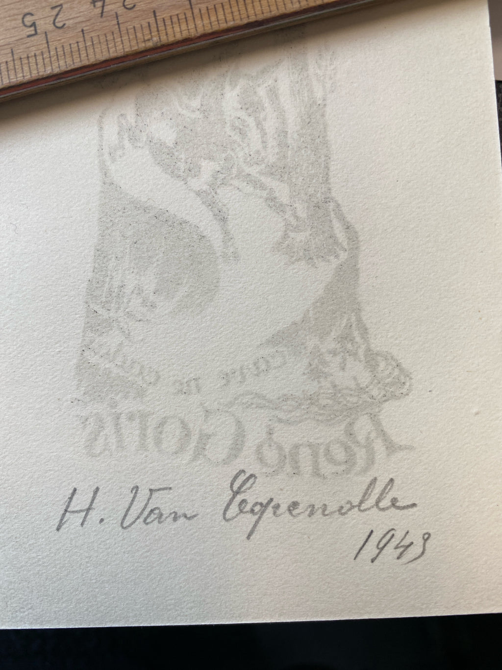 Ex Libris - H. van Espenolle - René Goris