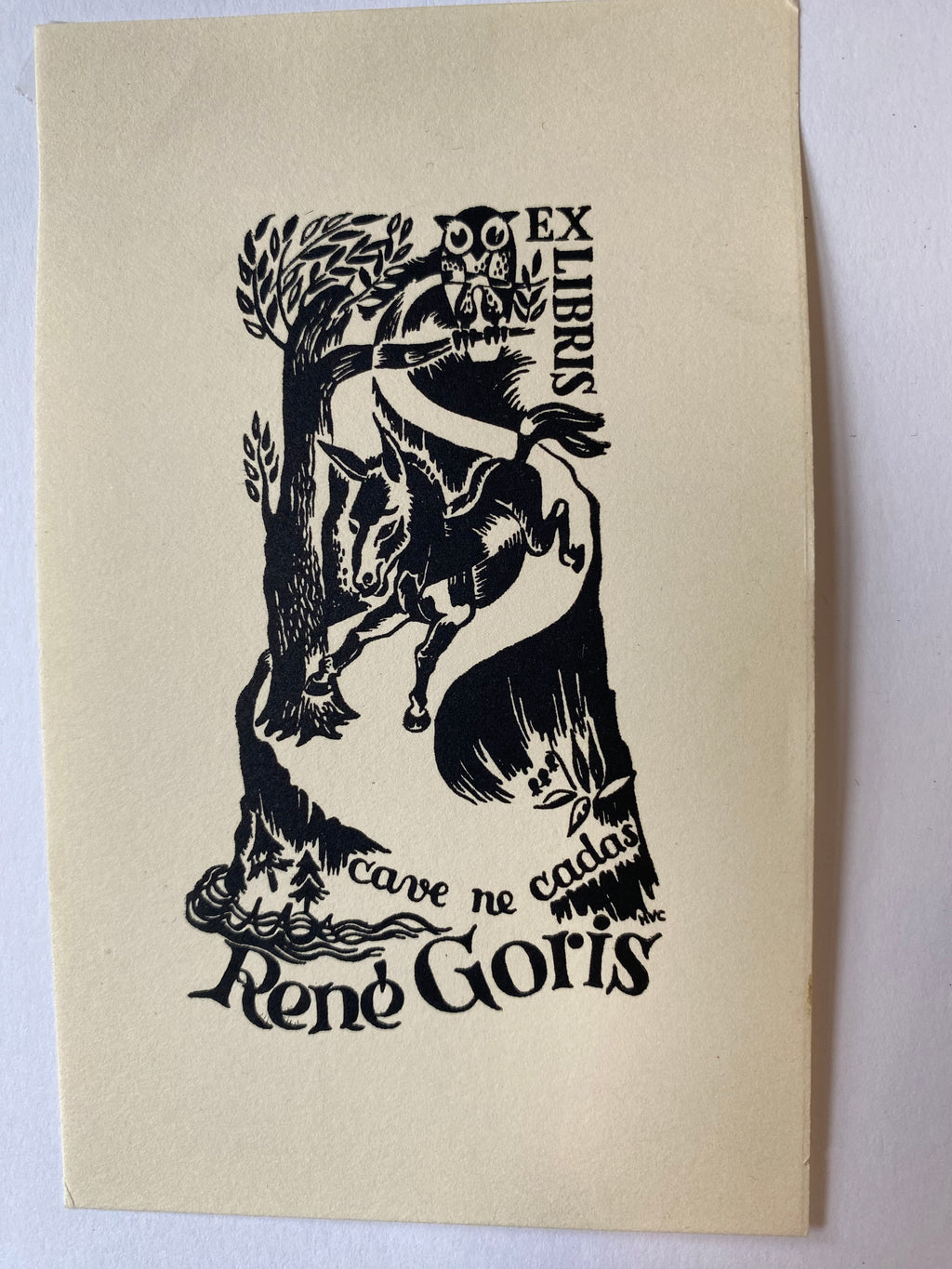 Ex Libris - H. van Espenolle - René Goris