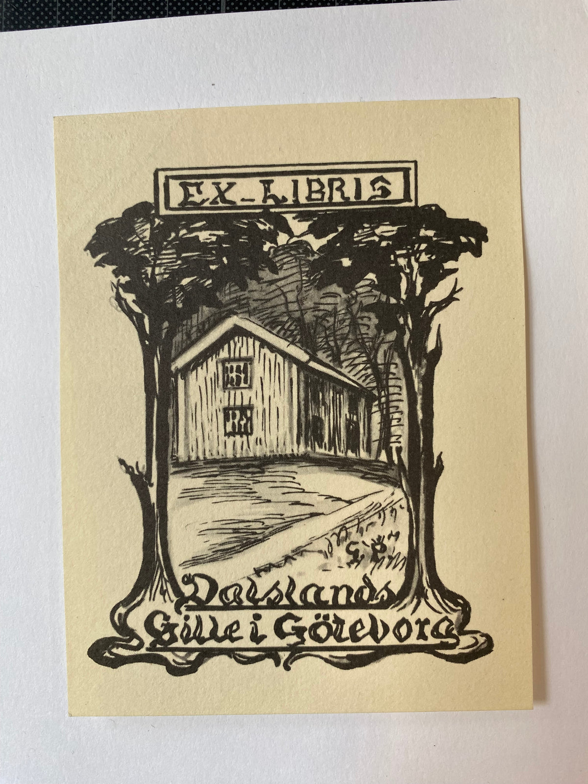 Ex Libris - unbekannter Künstler - Dalsland Gille i Göteborg