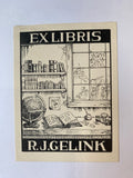 Ex Libris - unbekannter Künstler - R. J. Gelink