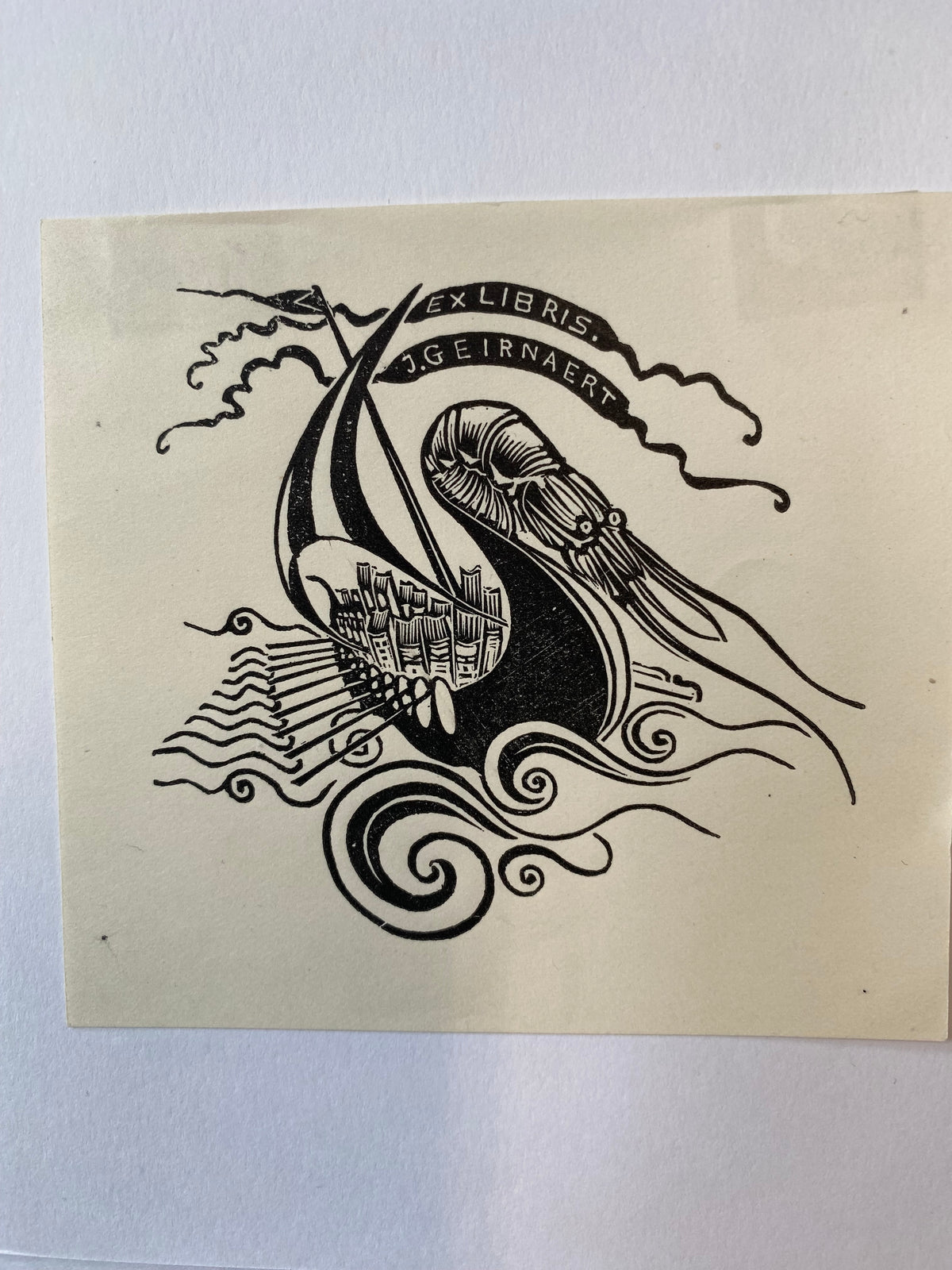 Ex Libris - V. Steuvaert - J. Geirnaert
