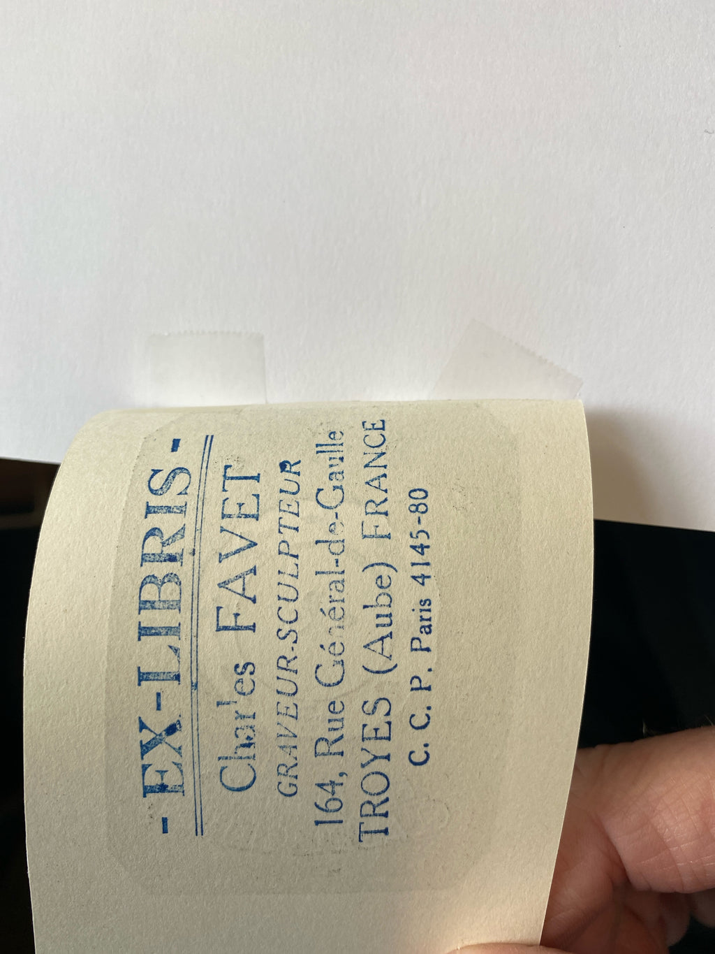 Ex Libris - Charles Favet - Claude Géhin
