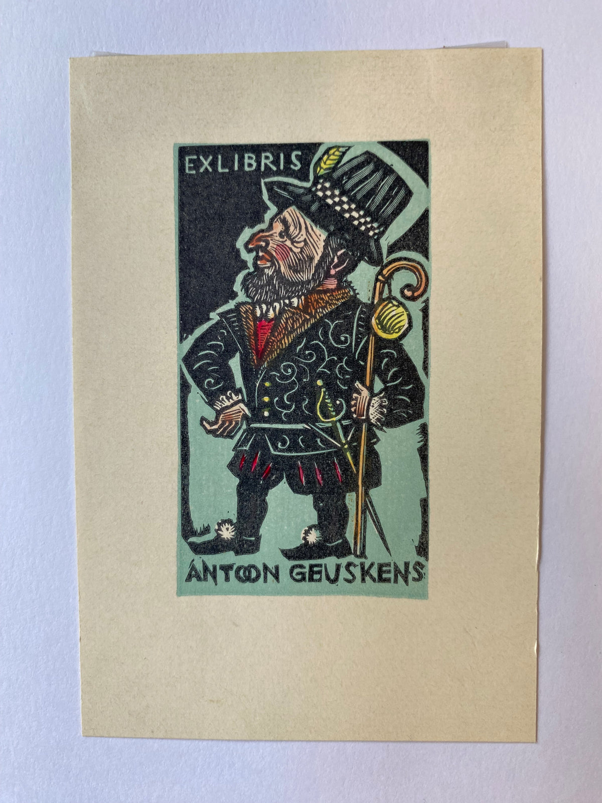 Ex Libris - unbekannter Künstler - Antoon Geuskens