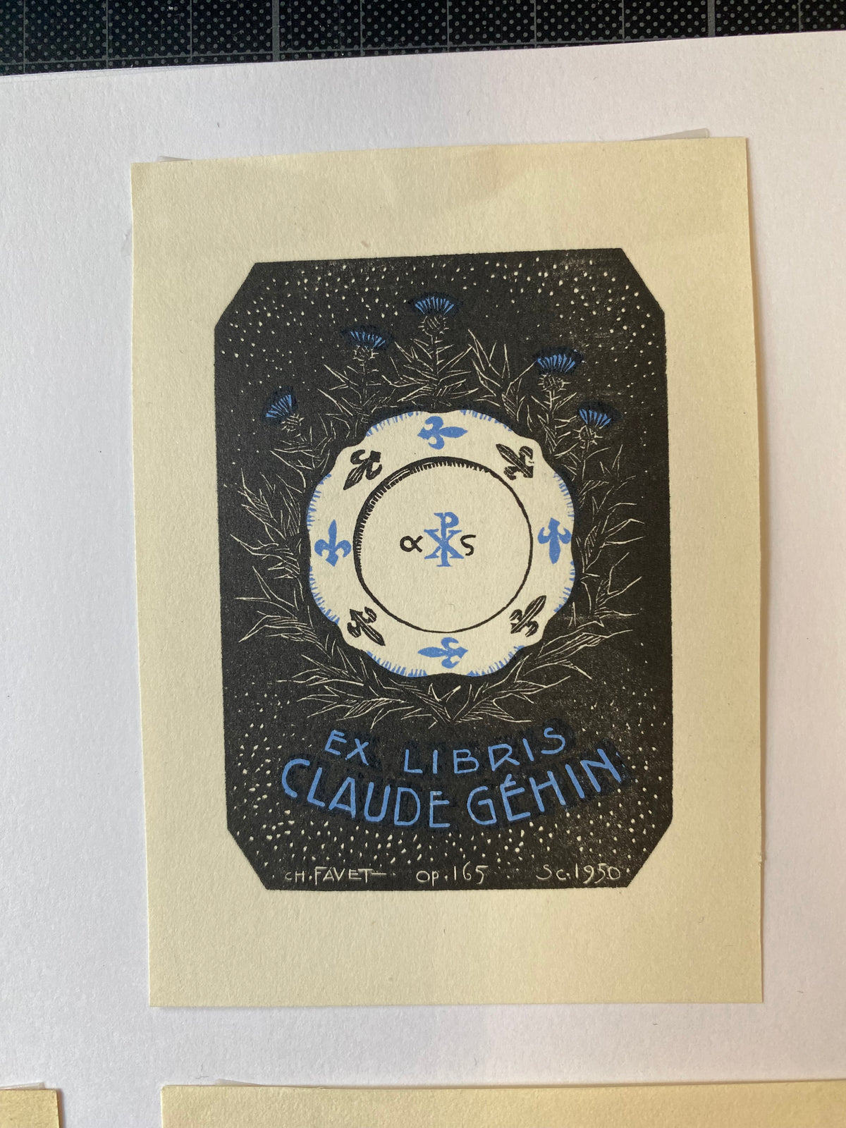Ex Libris - Charles Favet - Claude Géhin