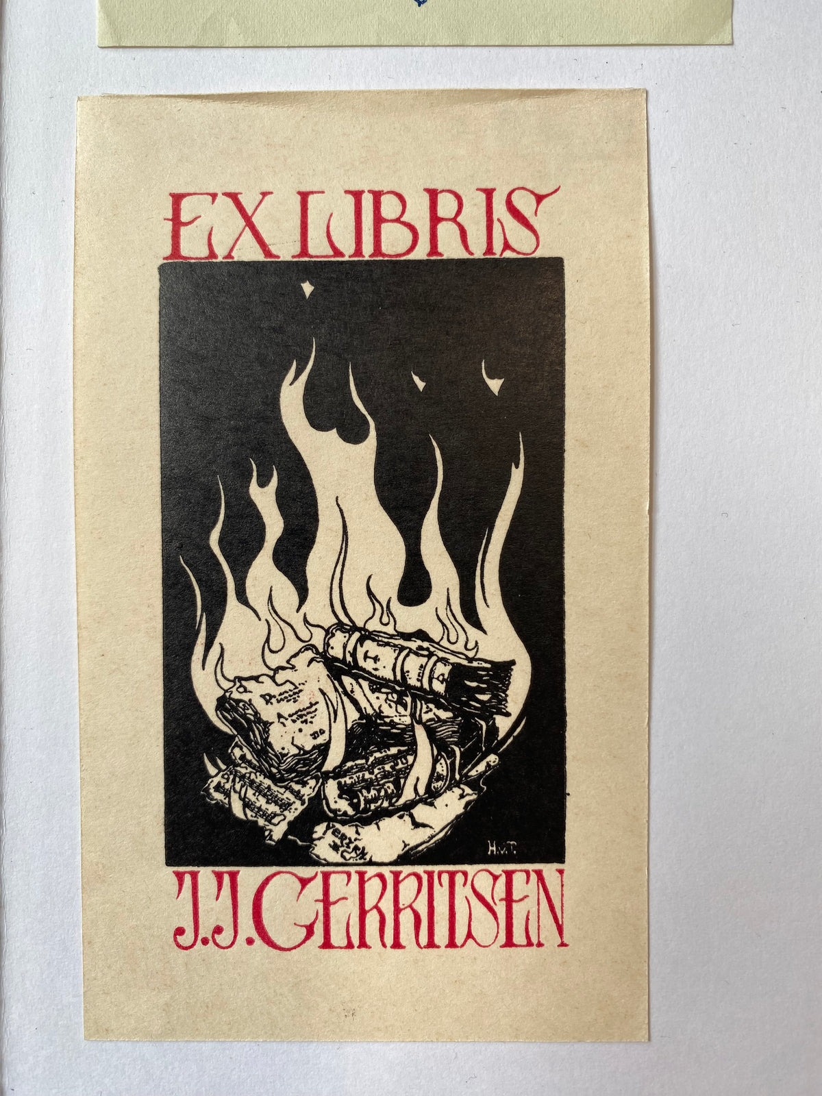 Ex Libris - unbekannter Künstler - J.J. Gerritsen