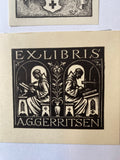 Ex Libris - unbekannter Künstler - A.G. Gerritsen