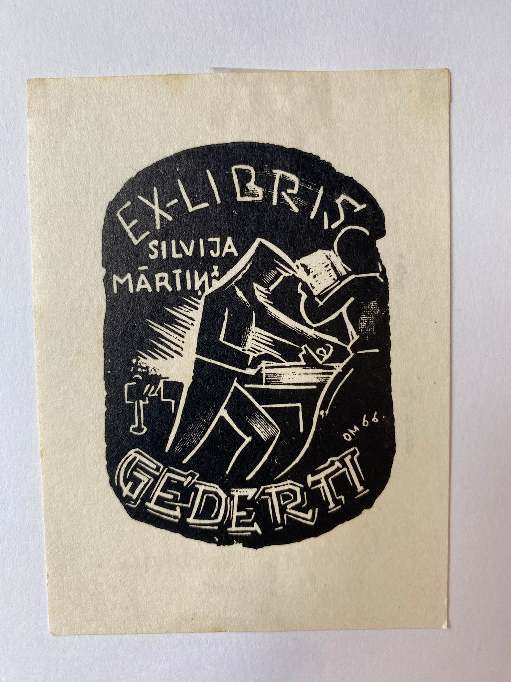 Ex Libris - Valdis Mednis - Silvija Martina Gederti