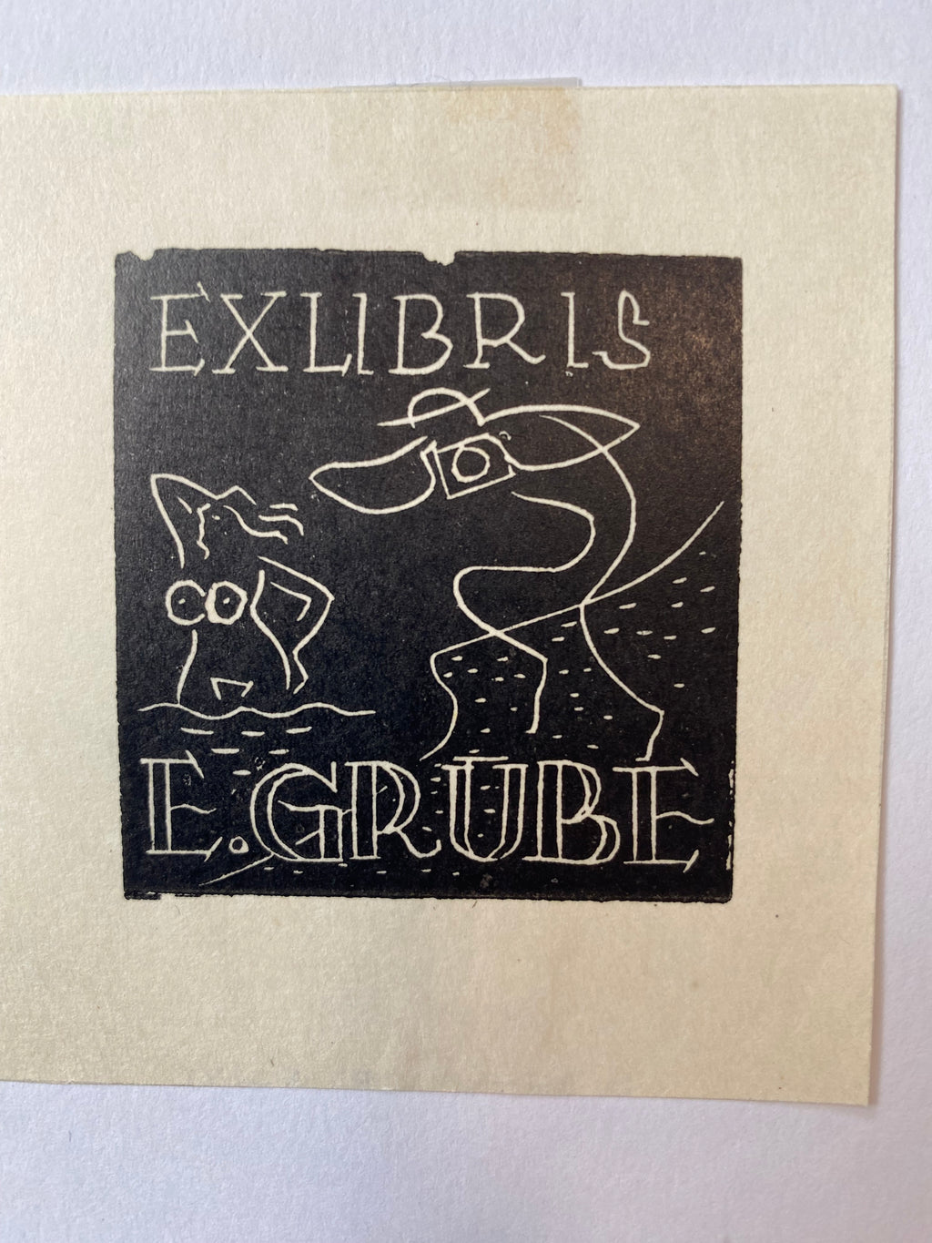 Ex Libris - Olgerts Mednisn - E. Grube
