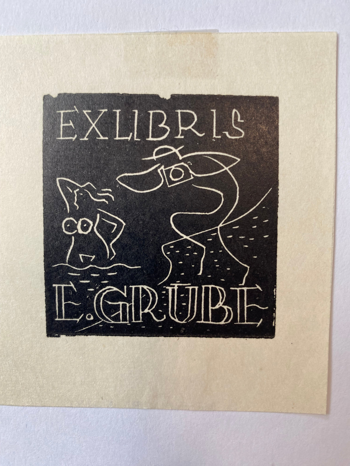 Ex Libris - Olgerts Mednisn - E. Grube