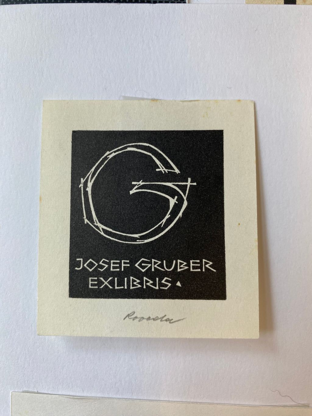 Ex Libris - Roland Roveda - Josef Gruber