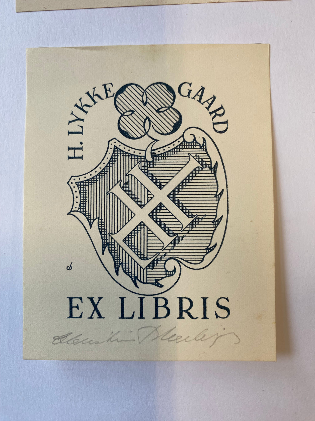 Ex Libris - unbekannter Künstler - H. Lykkegaard
