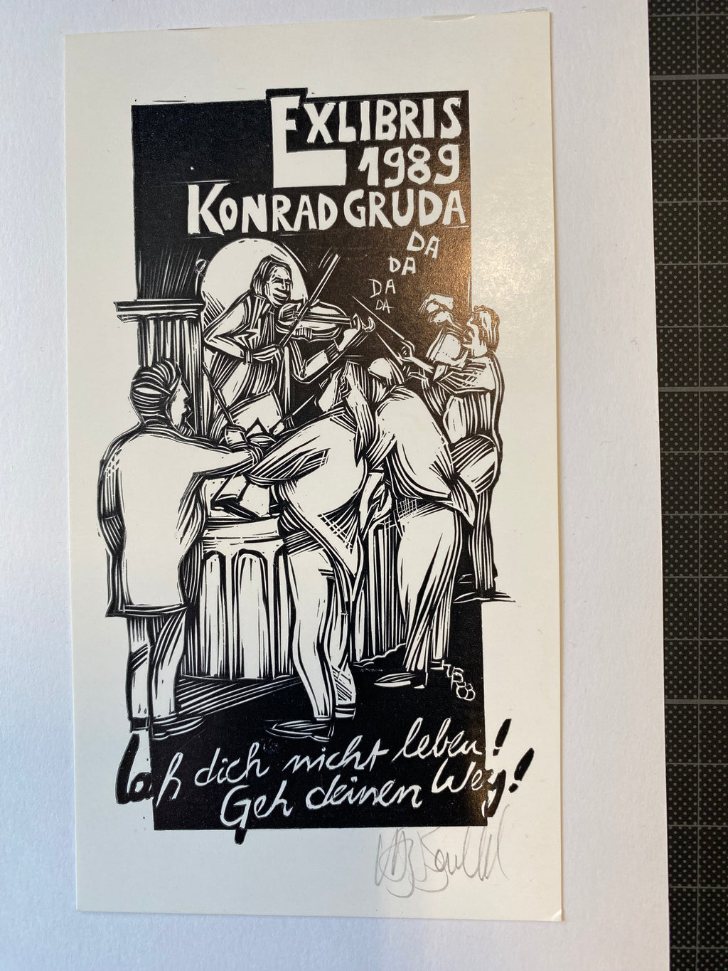 Ex Libris - Utz Benkel - Konrad Gruda