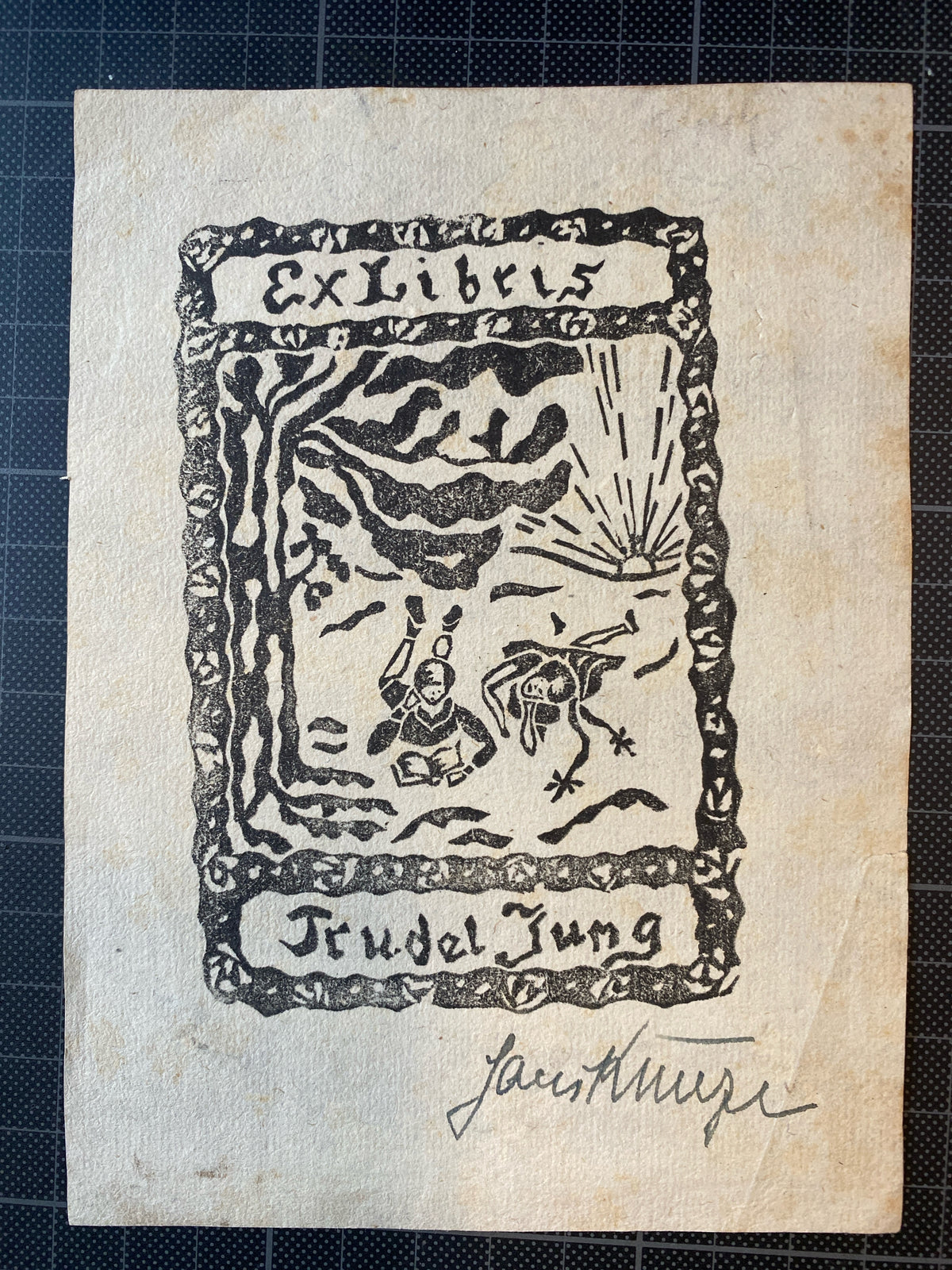 Ex Libris - Paul Kunze - Trudel Jung