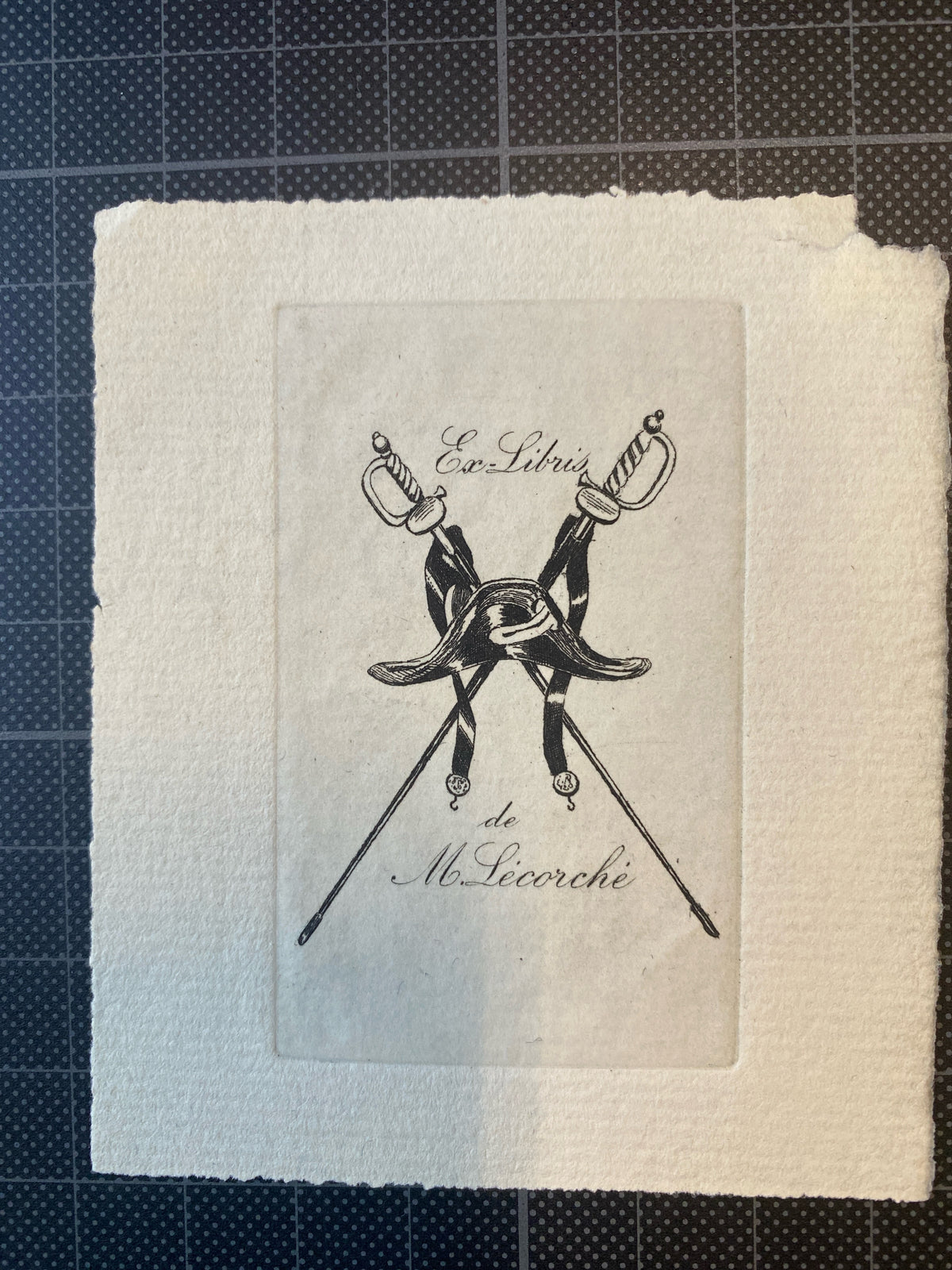 Ex Libris - unbekannter Künstler  - M. Lécorché