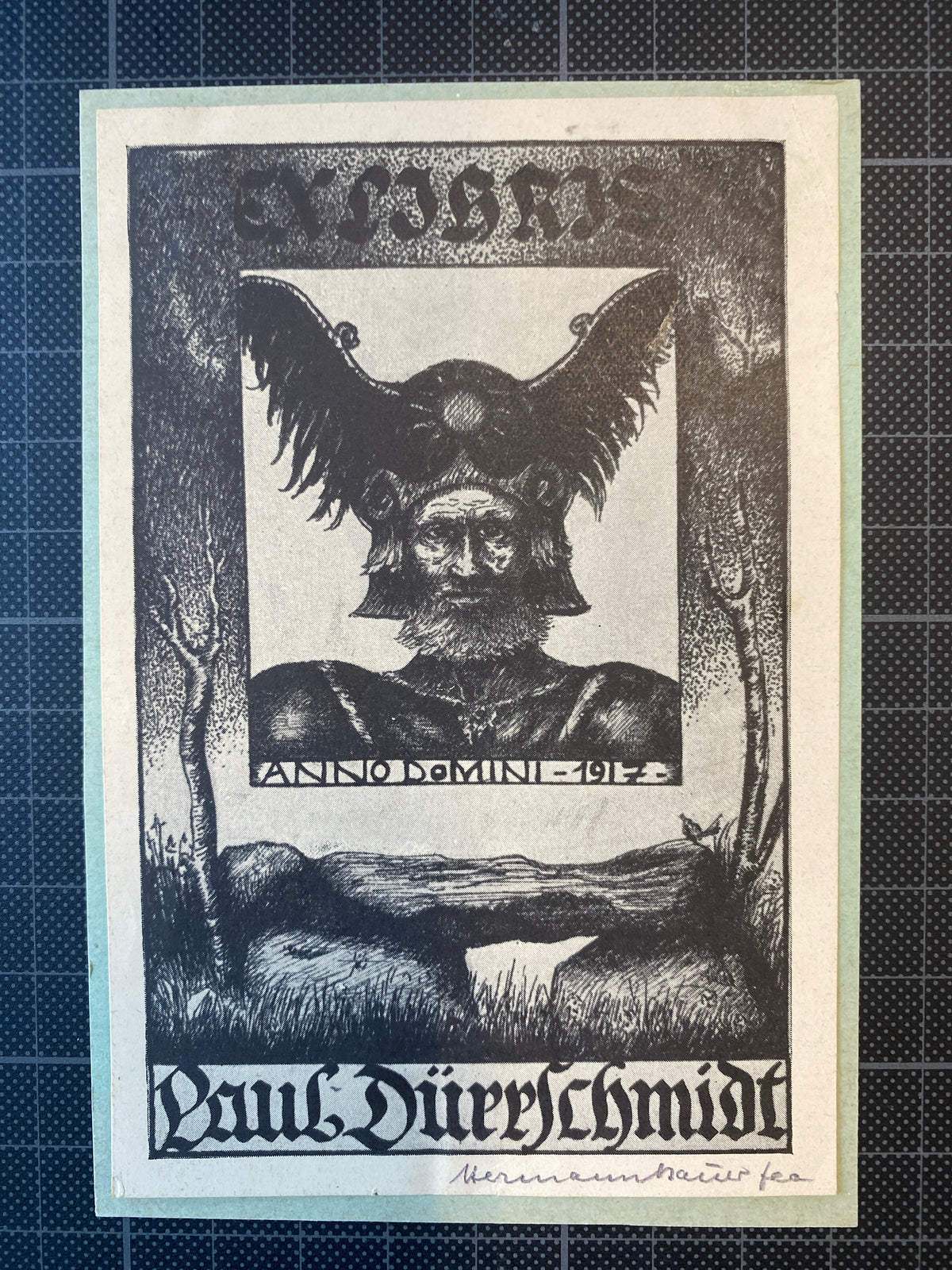 Ex Libris - Hermann Bauer - Paul Dürrschmidt