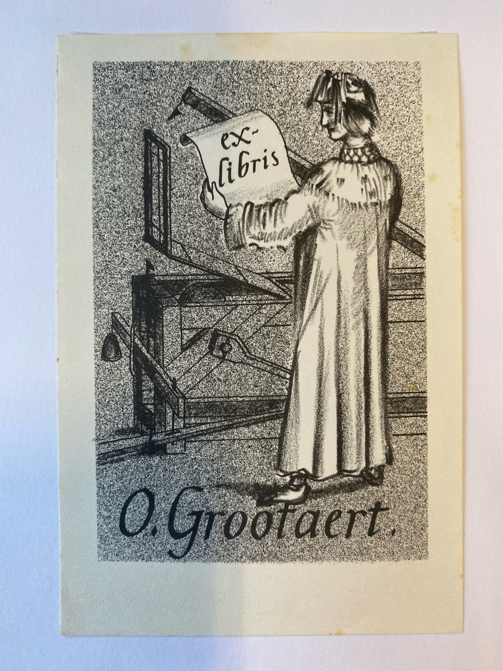 Ex Libris - R. Verstraeten - O. Grootaert