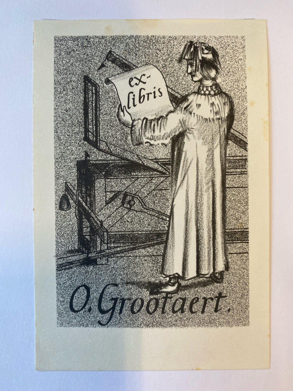 Ex Libris - R. Verstraeten - O. Grootaert