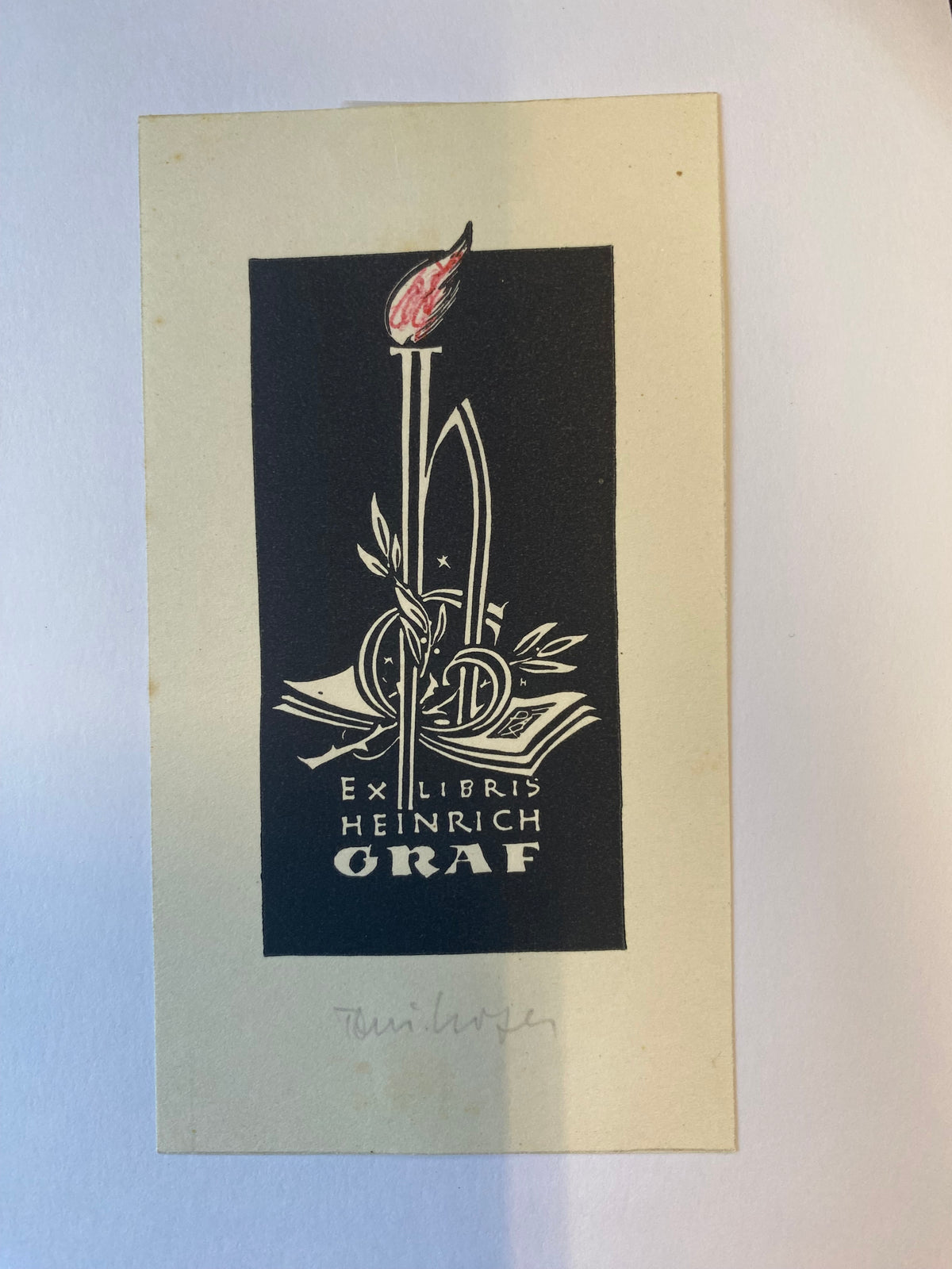 Ex Libris - Toni Hofer - Heinrich Graf