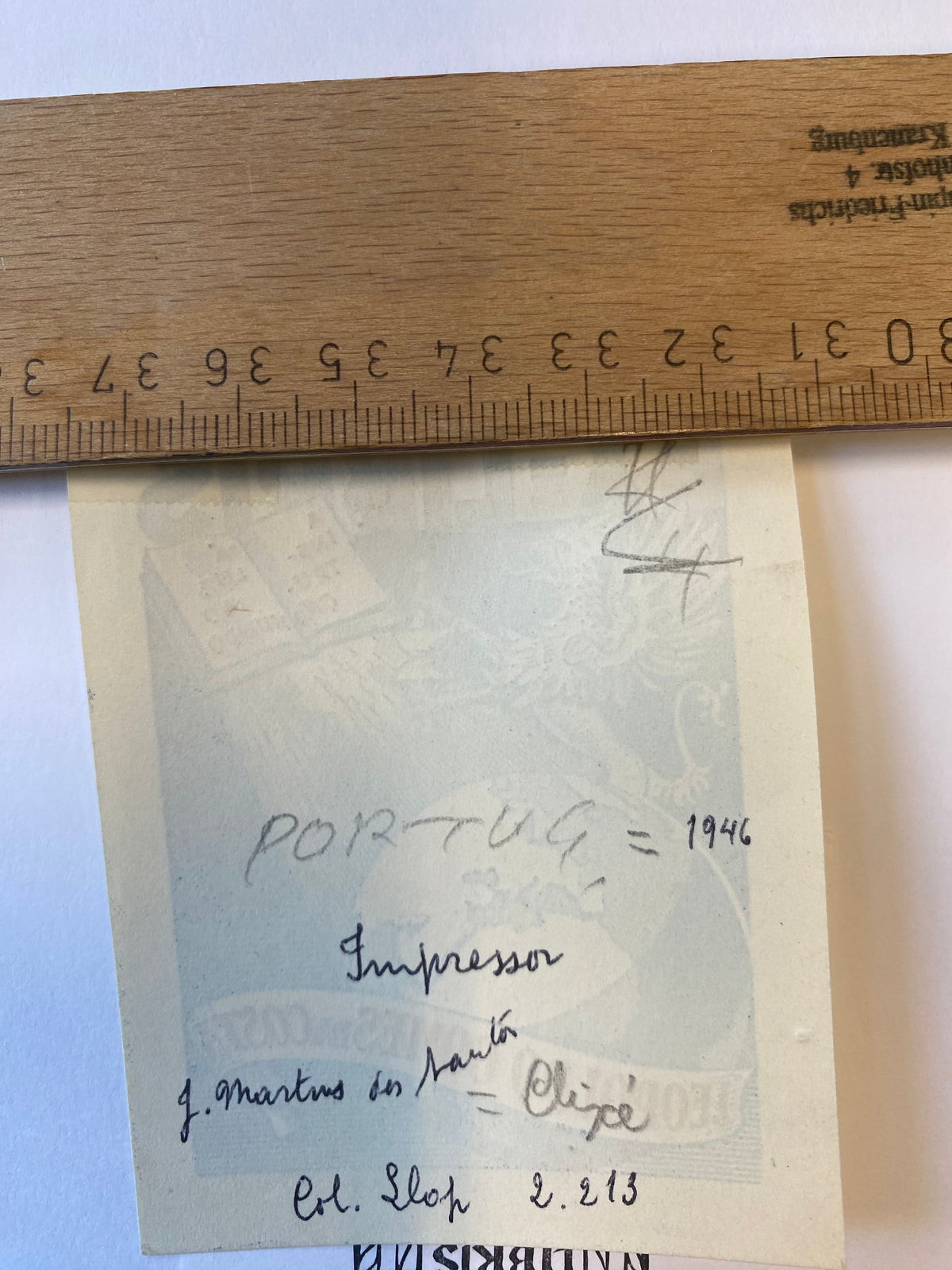 Ex Libris - J. Martins dos Santos - Leopoldo Gomez da Costa