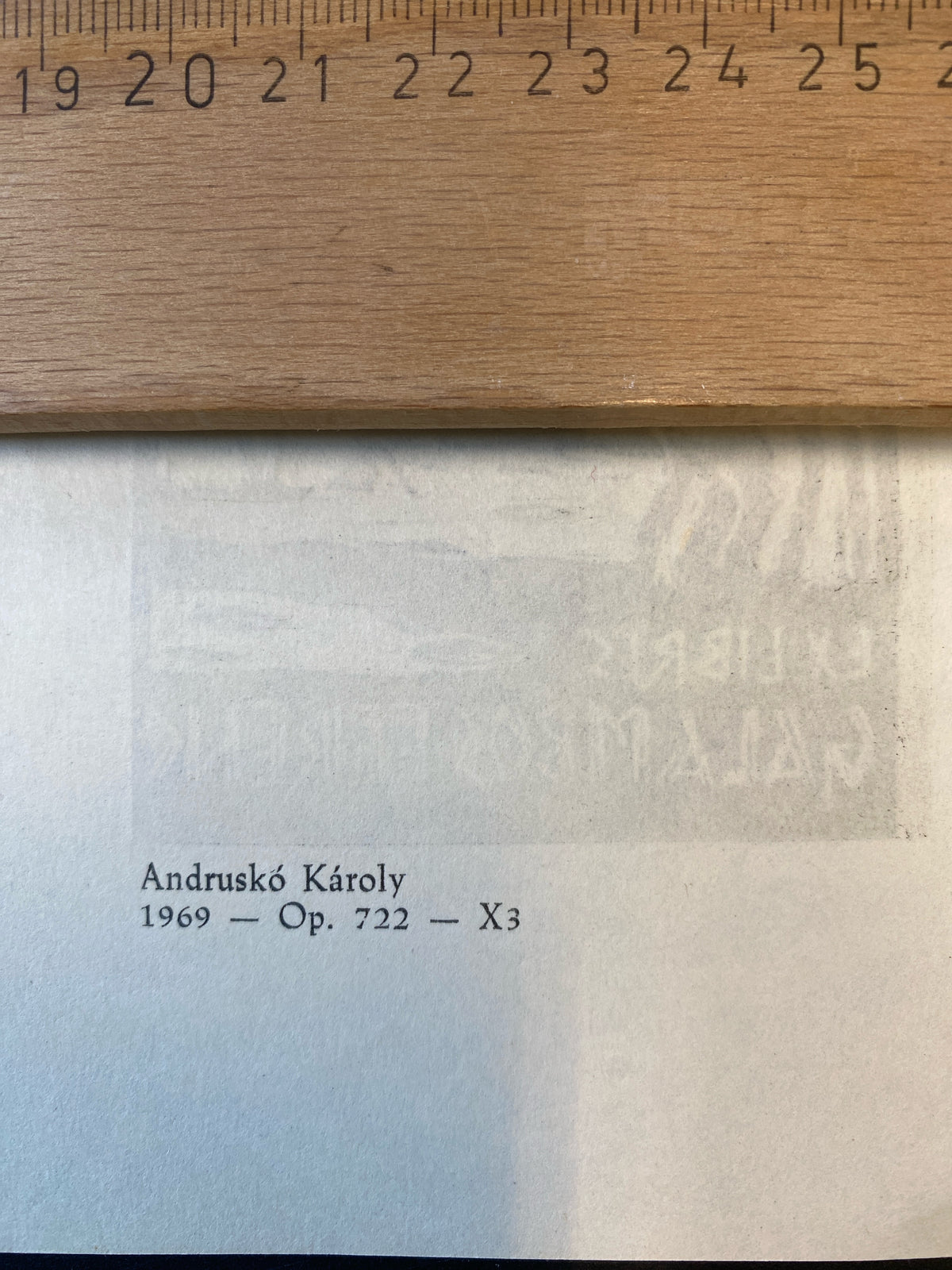 Ex Libris -Károly Andruskó - Ferenc Galambos - Konvolut - 4 Stück