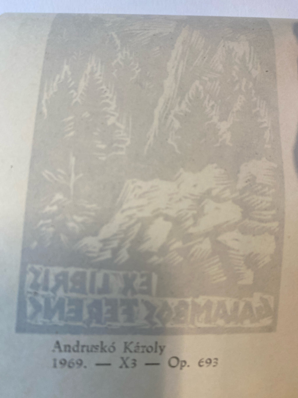 Ex Libris -verschiedene Künstler - Ferenc Galambos - Konvolut  - 16 stück