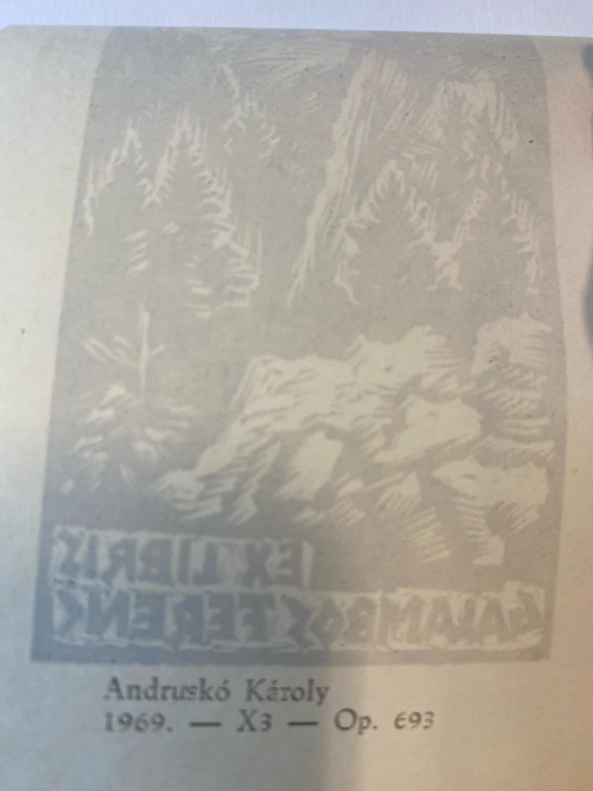 Ex Libris -verschiedene Künstler - Ferenc Galambos - Konvolut  - 16 stück