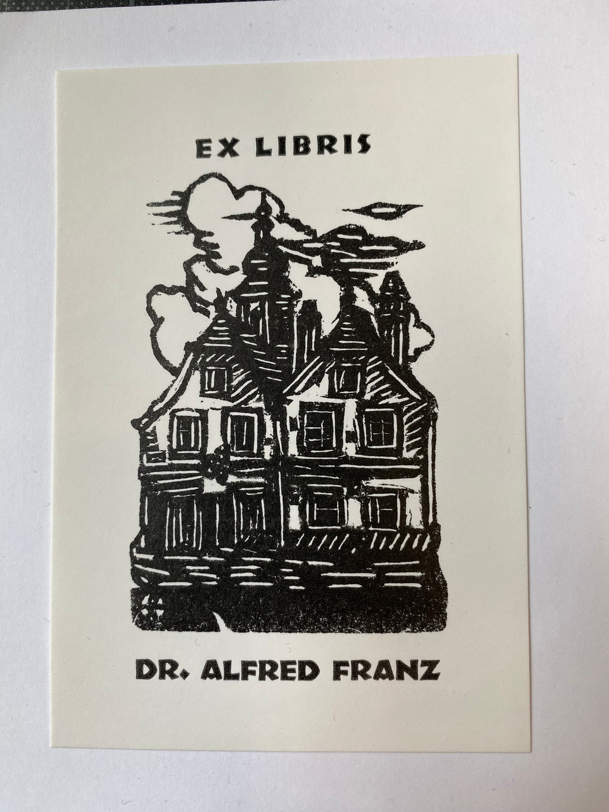 Ex Libris - unbekannter Künstler - Dr. Alfred Franz