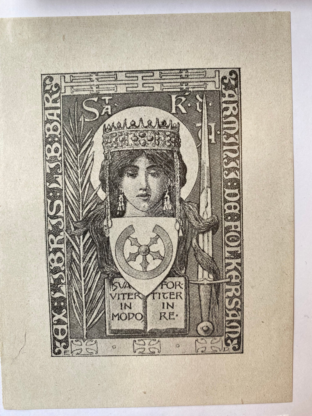 Ex Libris - unbekannter Künstler - Baron Armins de Folkersam