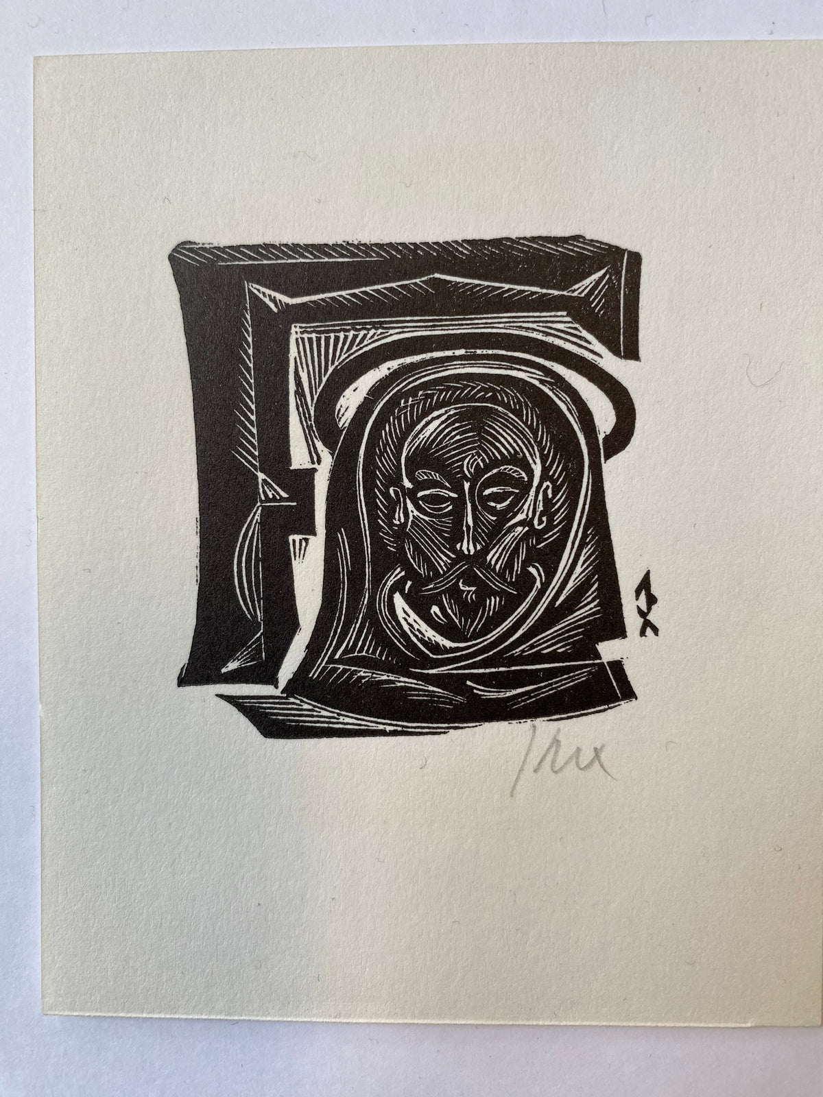 Ex Libris - J. Dix - unbekannter Eigner