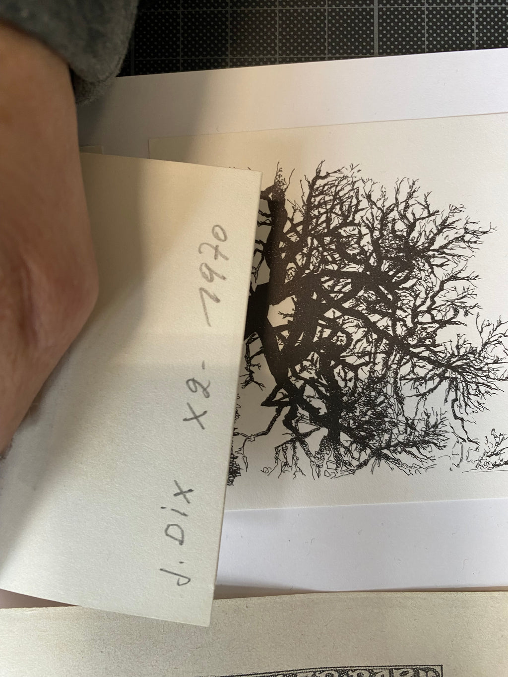 Ex Libris - J. Dix - unbekannter Eigner