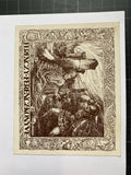 Ex Libris - Haranghy P. -  Ferencz Ferenczy