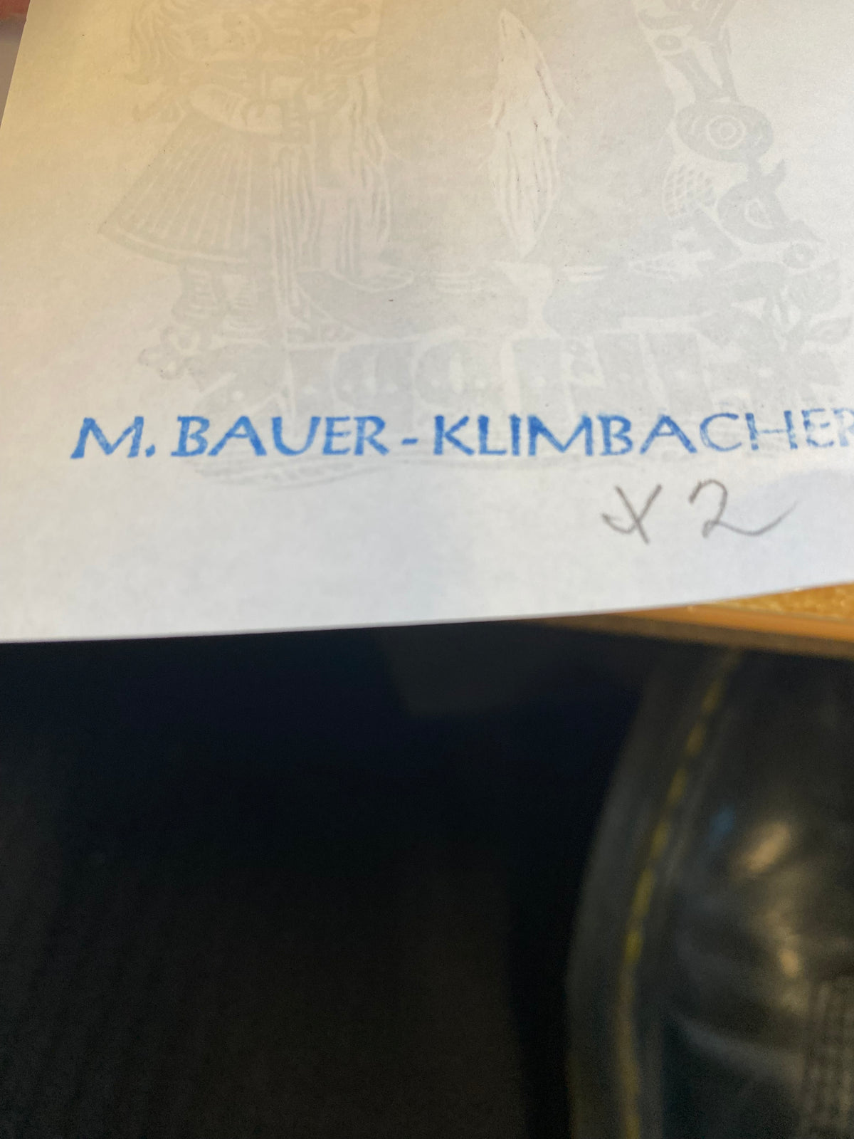 Ex Libris - M. Bauer-Klimbacher - Mario De Filippis