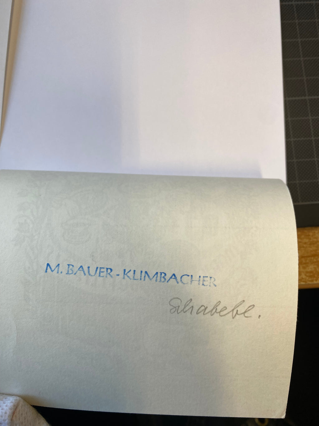 Ex Libris - M. Bauer-Klimbacher - Mario De Filippis
