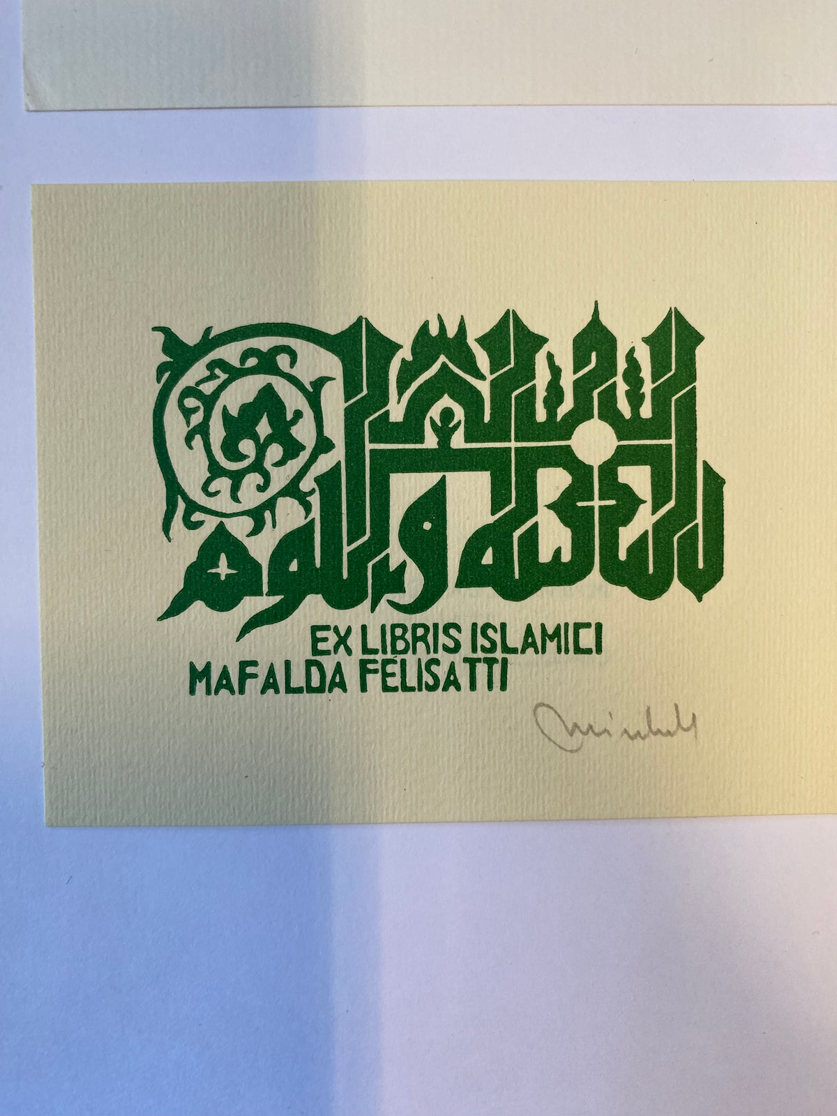 Ex Libris - Mirabella Giuseppe - Mafalda Felisatti
