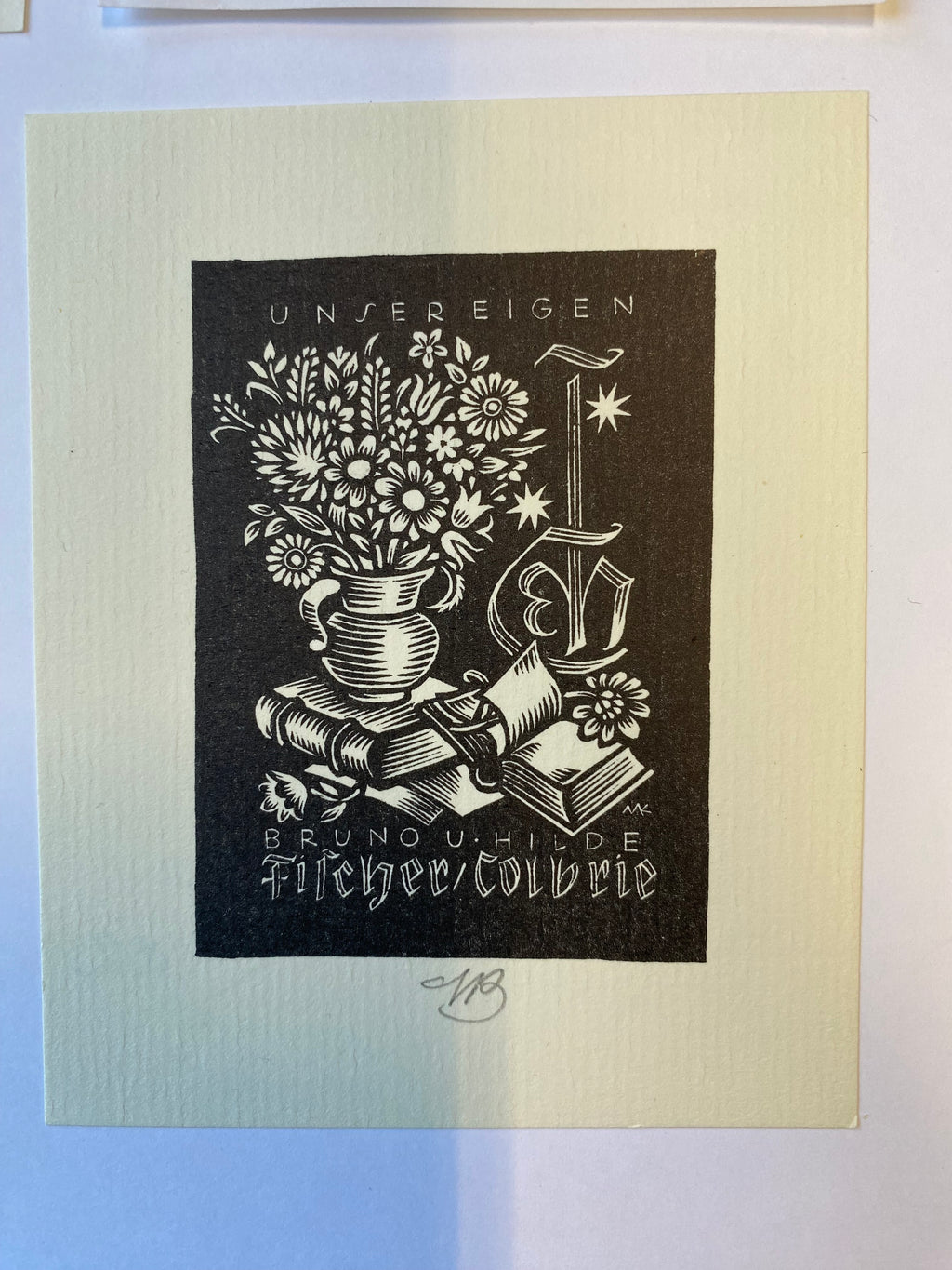 Ex Libris - M. Bauer-Klimbacher - Bruno u. Hilde Fischer/Colbrie