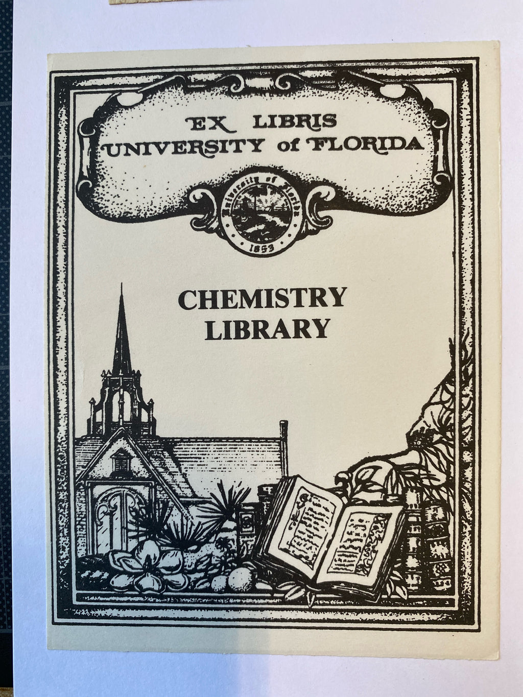 Ex Libris - unbekannter Künstler - University of Florida - 3 Stück