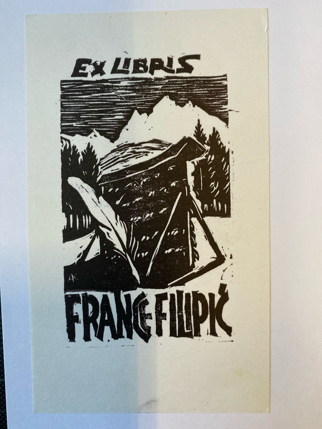Ex Libris - Károly Andruskó - France Filipic
