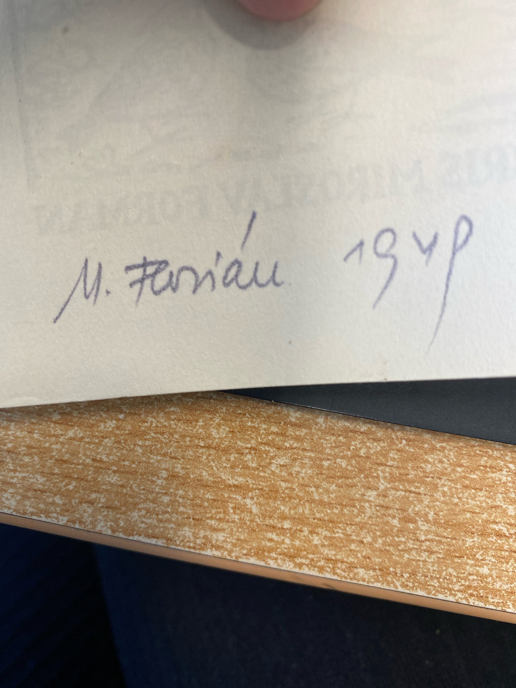 Ex Libris - M. Florian - Miroslav Forman - 3 Stück