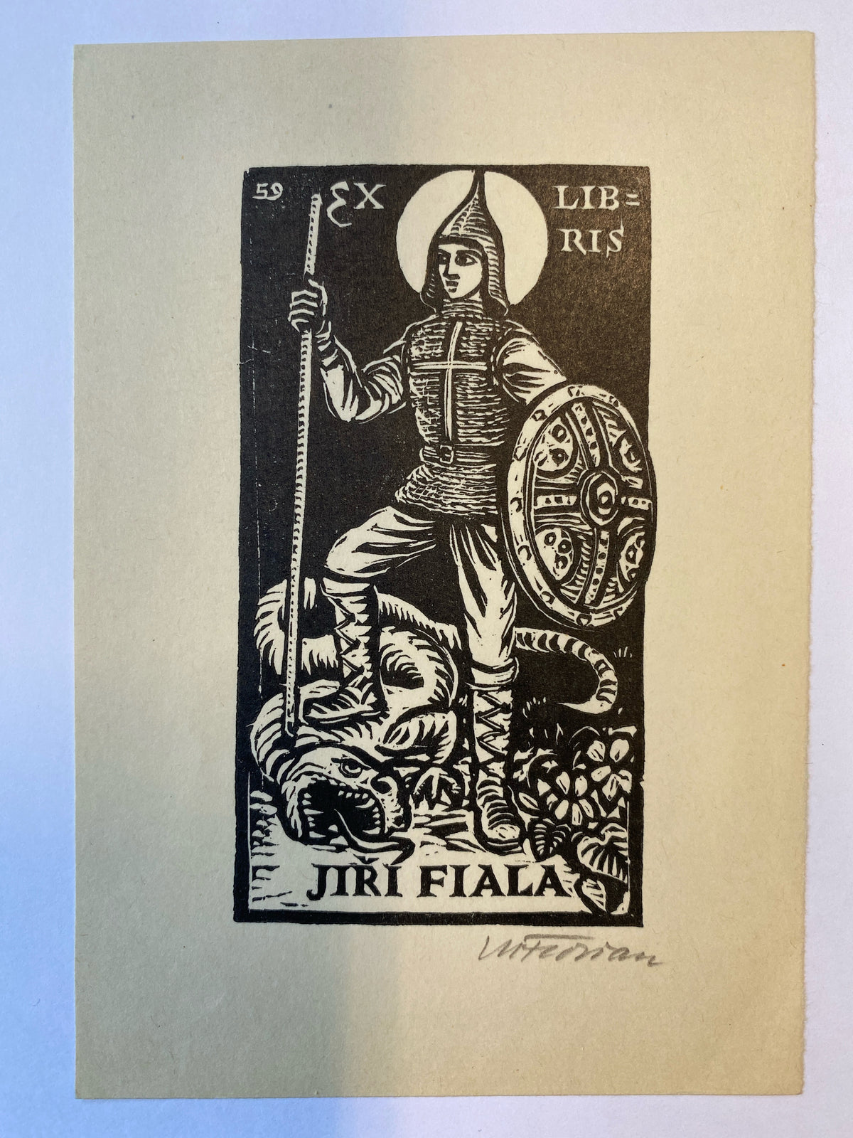 Ex Libris - M. Florian - Jiri Fiala